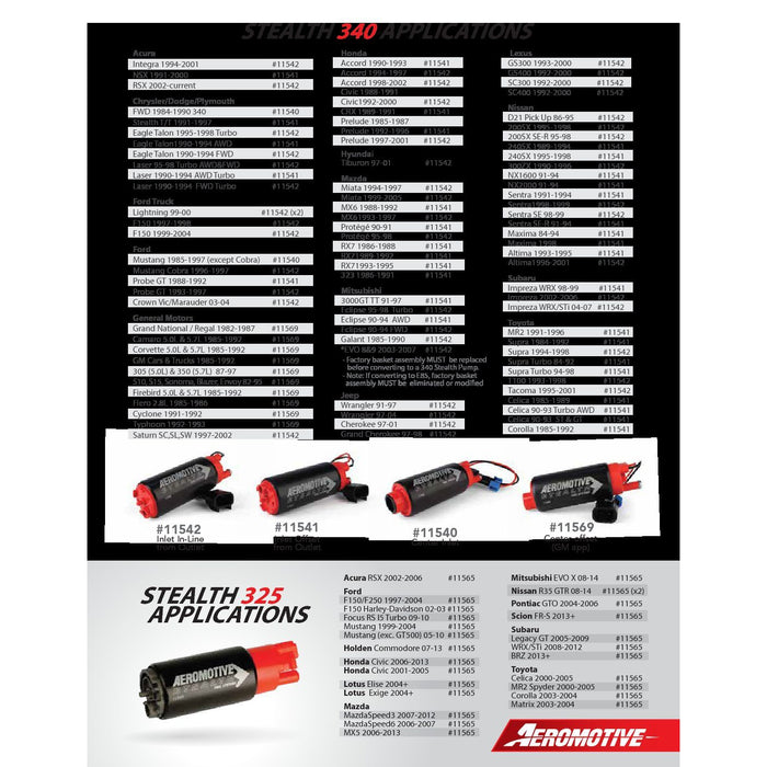 Aeromotive Stealth 325 Fuel Pump