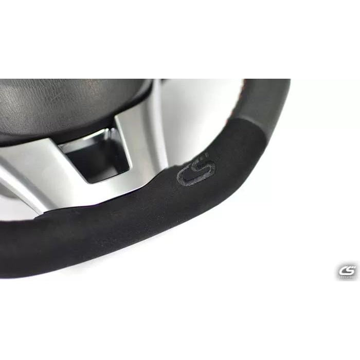 CorkSport 2014-16 Mazda3, 2013-16 CX-5, 2016-2017 CX-3 Leather/Alcantara Steering Wheel