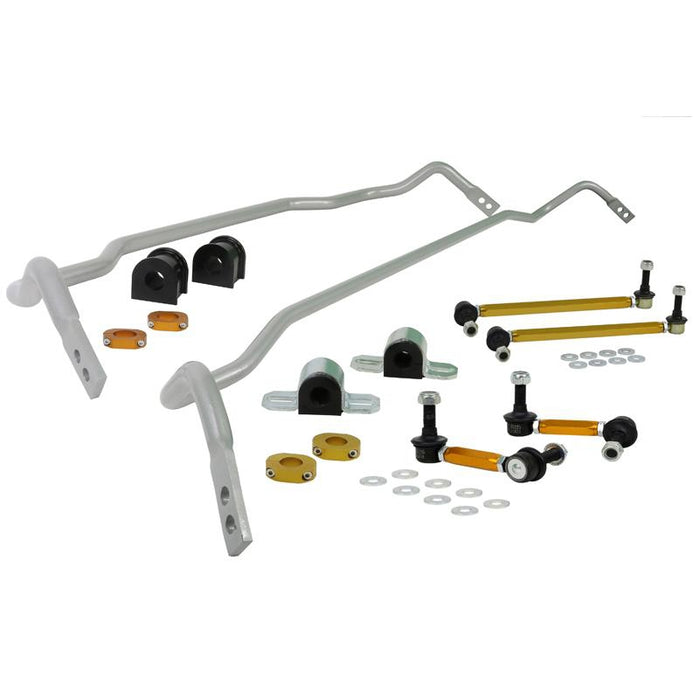 Whiteline 18-19 Kia Stinger (Incl. GT/GT1/GT2/Premium) Front & Rear Swaybar Kit w/Endlinks