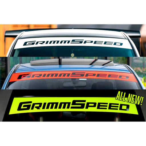 GrimmSpeed Windshield Banner
