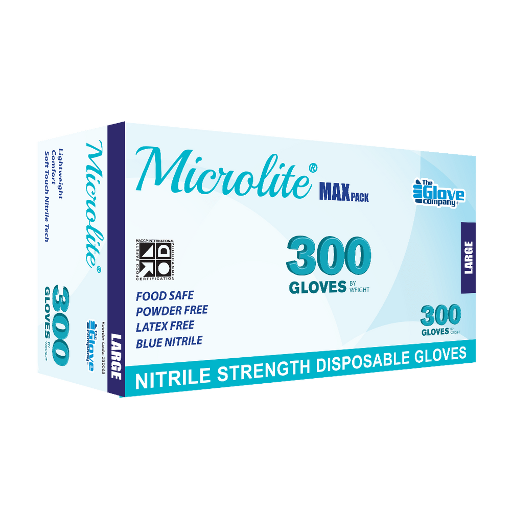 TGC Microlite MaxPack Food Grade Nitrile Gloves