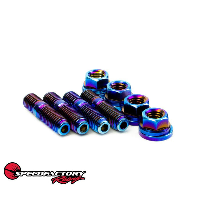 SpeedFactory Titanium Turbo To Manifold Stud Kit - 4PC