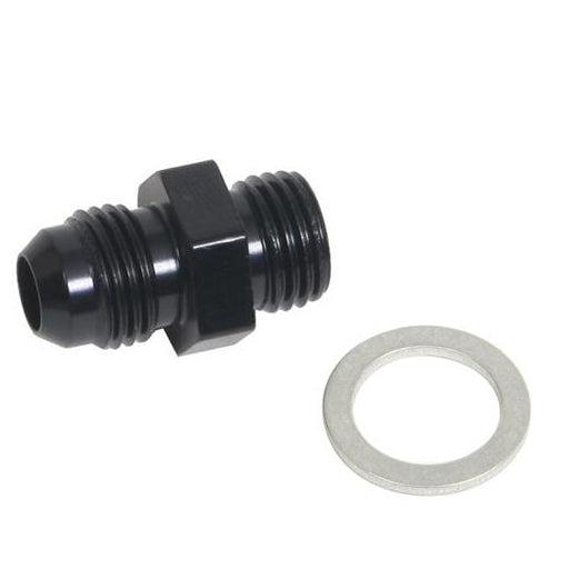 Chase Bays 14mm to -6AN Adapter w/ Aluminum Crush Washer - Black