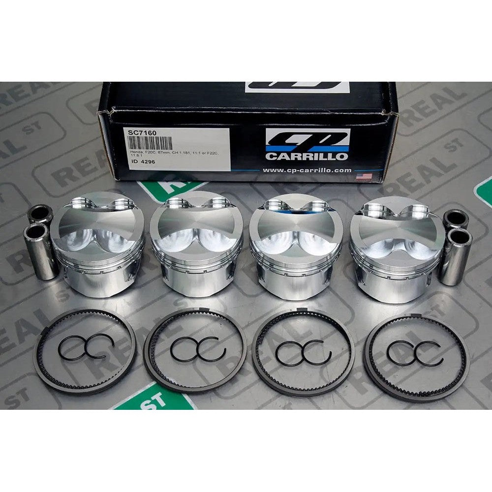 CP Forged Pistons Honda S2000 F20C 87mm STD 2.7 cc 11.0:1 — Speed Science