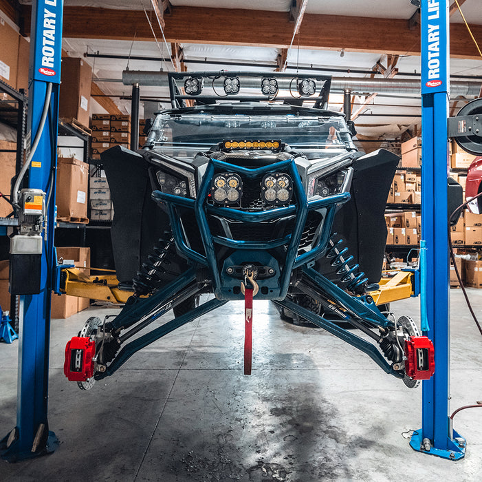 Agency Power 17-20 Can-Am Maverick X3 Big Brake Kit - Blue Ice w/White Logo