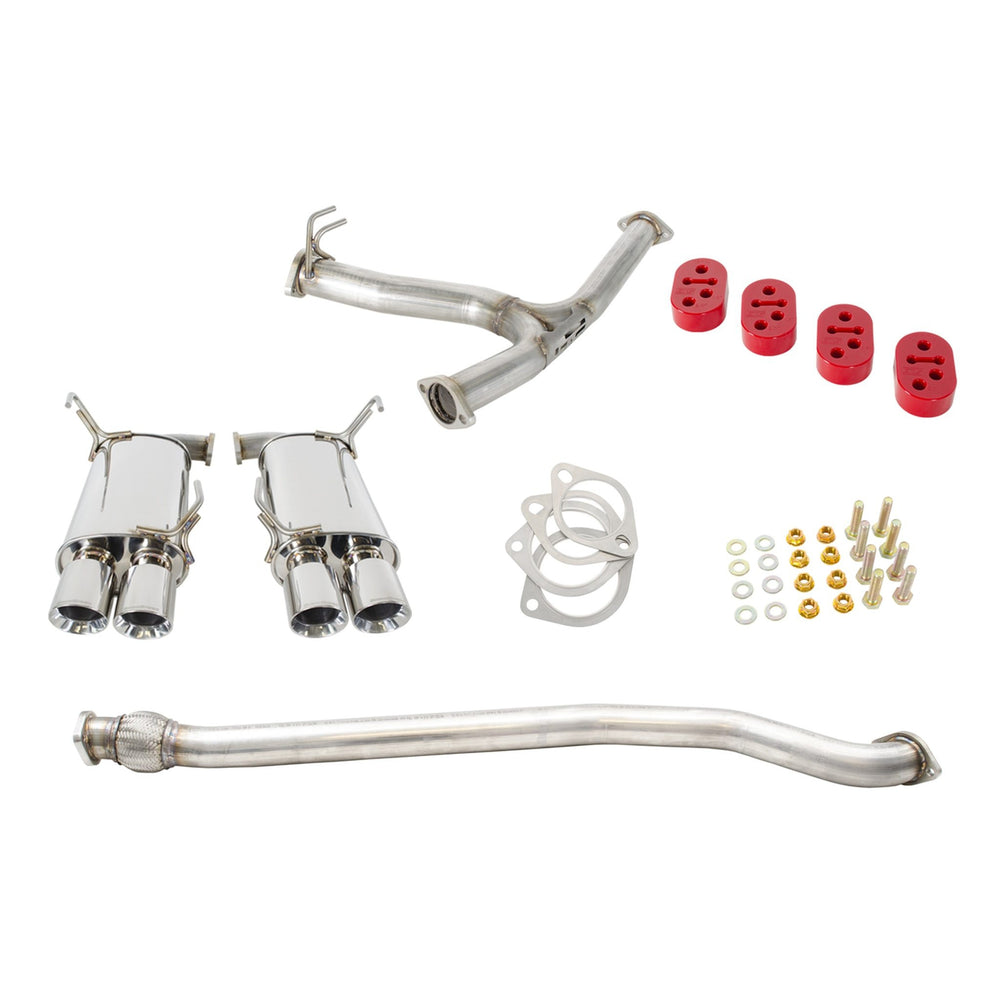 GrimmSpeed Catback Exhaust System - Un-Resonated - 11-20 WRX/STI Sedan