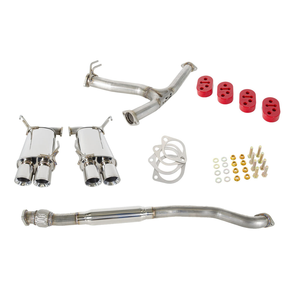 GrimmSpeed Catback Exhaust System - Resonated - 11-20 WRX/STI Sedan