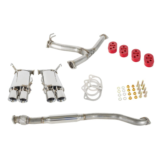 GrimmSpeed Catback Exhaust System - Resonated - 11-20 WRX/STI Sedan