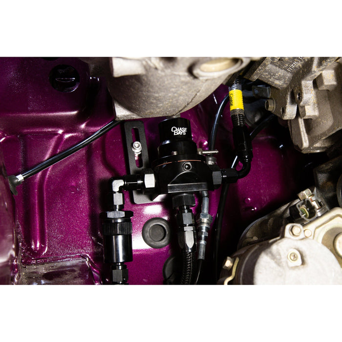 Chase Bays Front to Rear AN Fuel Line Kit - Toyota AE86 Corolla with Beams 3S-GE