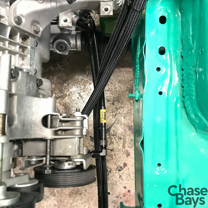 Chase Bays High Pressure Power Steering Hose - BMW E30 w/  GM LS1 | LS2 | LS3 | LS6