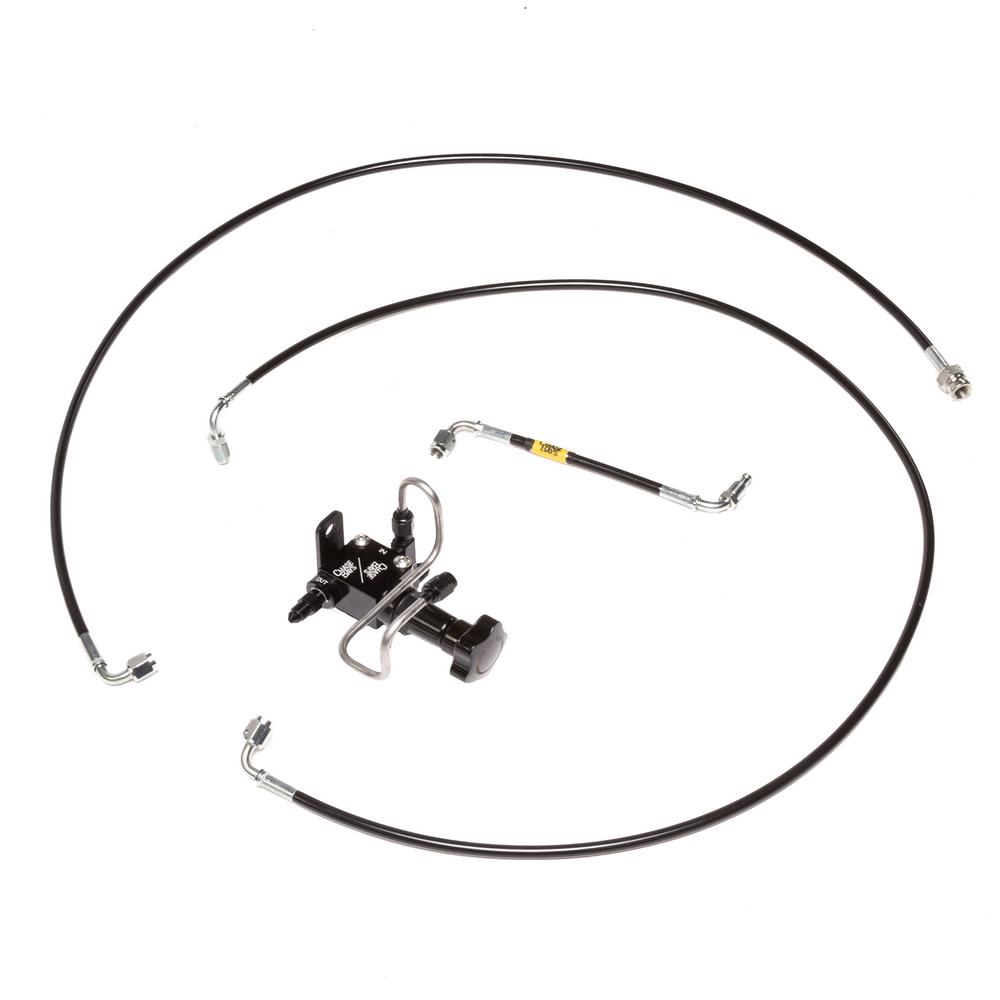Chase Bays Brake Line Relocation for Toyota AE86 Corolla with Single Piston Brake Booster Delete