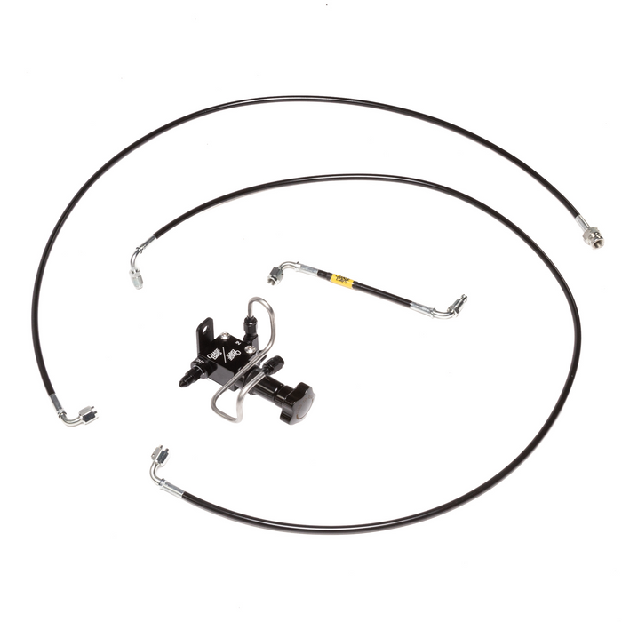 Chase Bays Brake Line Relocation for Toyota AE86 Corolla with Single Piston Brake Booster Delete