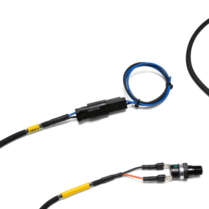 Chase Bays Dual Fan Relay Wiring Harness with 180?? F Thermoswitch