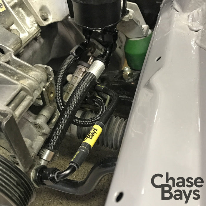 Chase Bays High Pressure Power Steering Hose - BMW E36 w/  GM LS1 | LS2 | LS3 | LS6