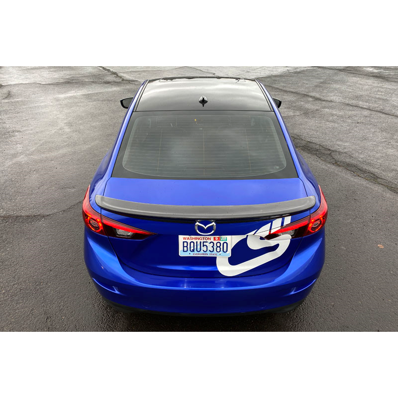 CorkSport Trunk Lip Spoiler Mazda 3 Sadan 2014 2018 — Speed Science