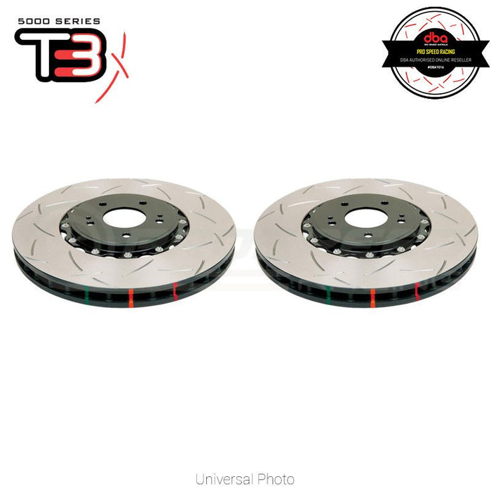DBA 5000 T3 Series 2-Piece Slotted Rotors - Jeep Grand Cherokee Trackhawk 17+