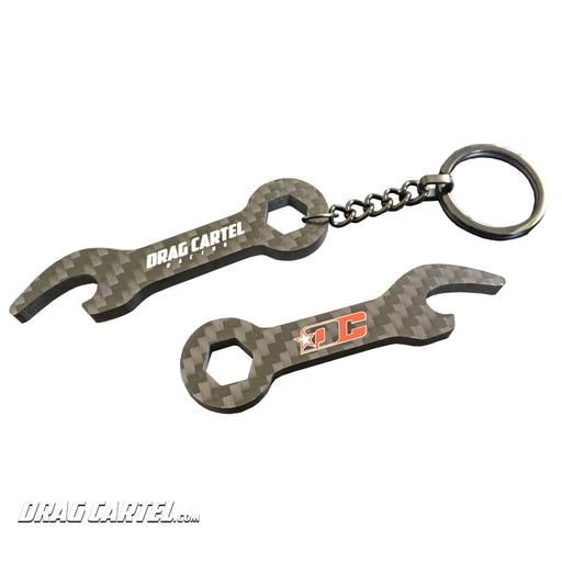 Drag Cartel Carbon Fiber Key Chain Wrench / Bottle Opener