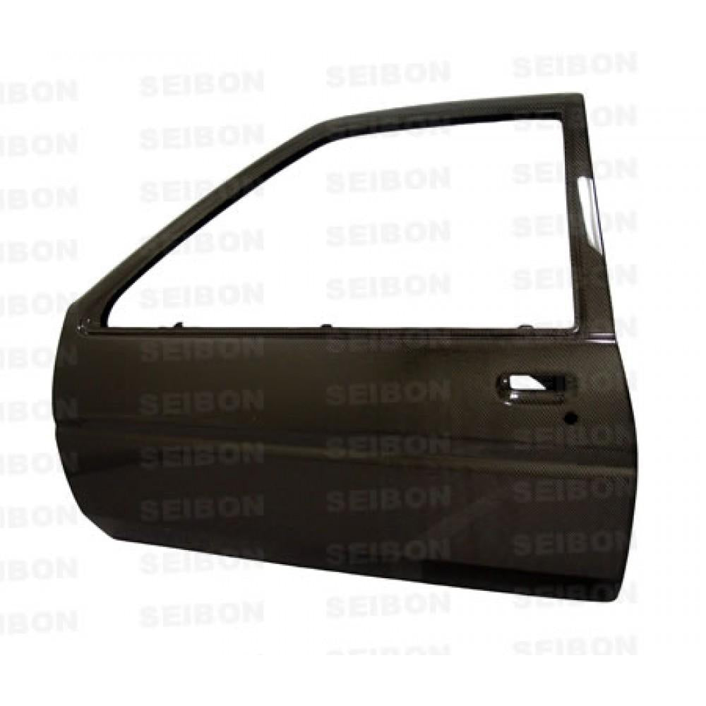 Seibon OEM-Style Carbon Fiber Doors For 1984-1987 Toyota Corolla AE86 *Off Road Use Only! (Pair)