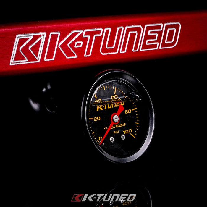 K-Tuned Center Mount Fuel Pressure Gauge (w/ Fitting)
