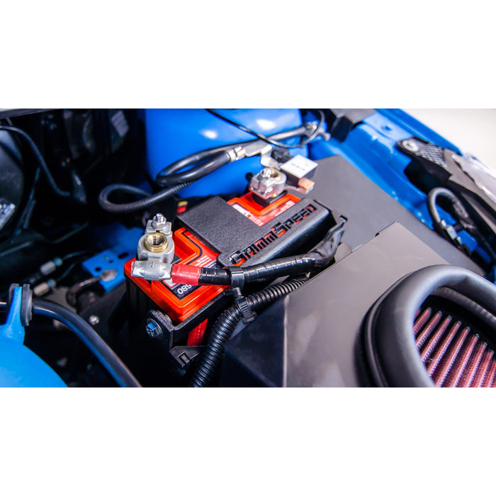 GrimmSpeed Lightweight Battery Mount Kit - 2013+ Ford Focus ST, 2016+ Focus RS