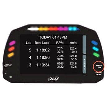 AiM Dash MXS Strada 1.2 Car Racing Dash Display-Race Dashes-Speed Science