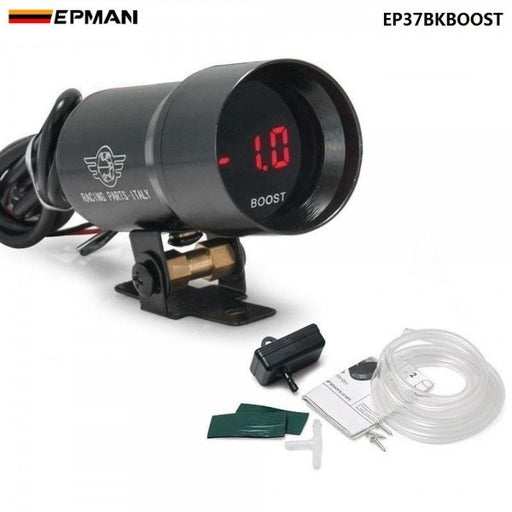 EPMAN 37mm Compact Micro Digital Smoked Boost Bar Gauge Universal