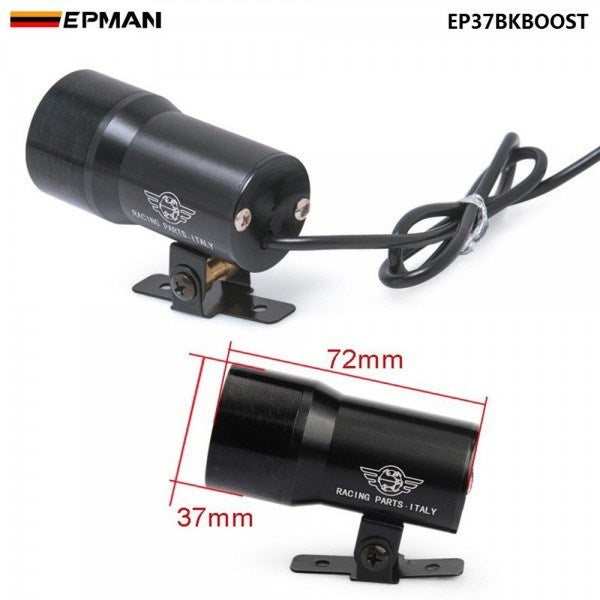 EPMAN 37mm Compact Micro Digital Smoked Boost Bar Gauge Universal