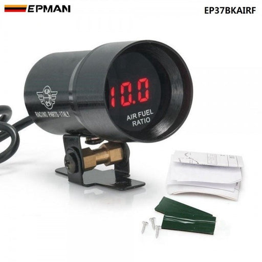 EPMAN 37mm Compact Micro Digital Smoked Lens Air / Fuel Ratio Gauge