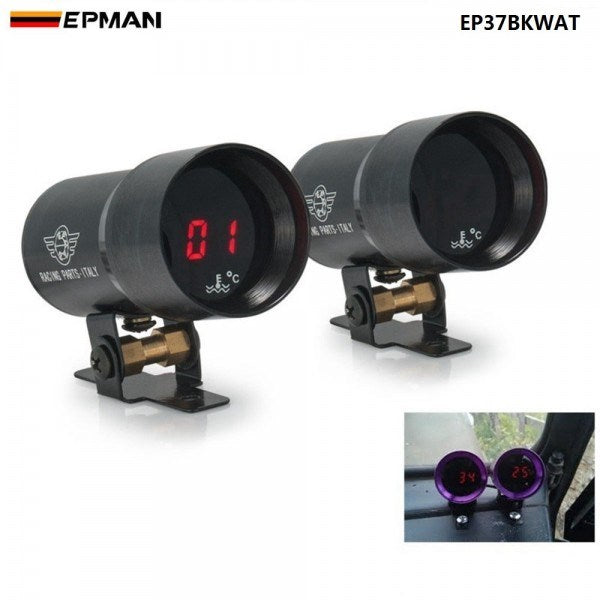 EPMAN 37mm - Compact Micro Digital Smoked Lens Water Temperature Gauge