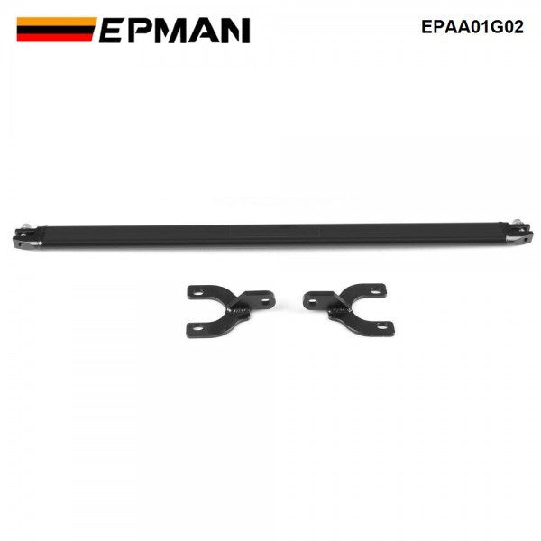 EPMAN Black Rear Strut Tie Bar For 92-00 Civic EG EK 93-97 Del Sol 94-01 Integra DC2