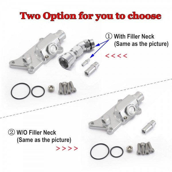 EPMAN Upper Coolant Housing Straight For K24/K20Z3  -  filler neck option