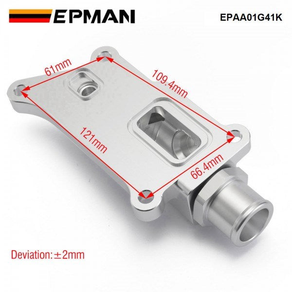 EPMAN Upper Coolant Housing Straight For K24/K20Z3  -  filler neck option