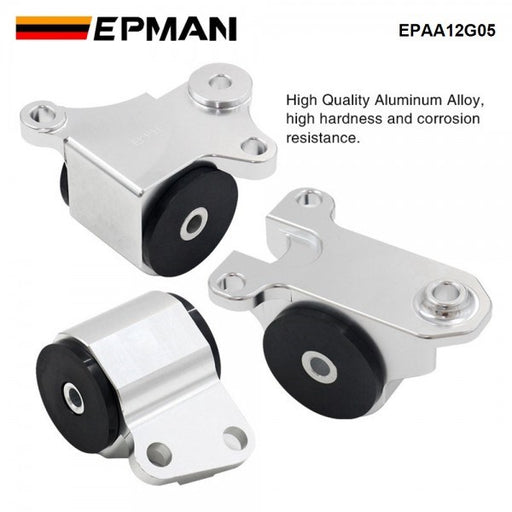 EPMAN Engine Swap Motor Mount 2 Post Kit for 96-00 Honda Civic EK B/D-Series B16 B18