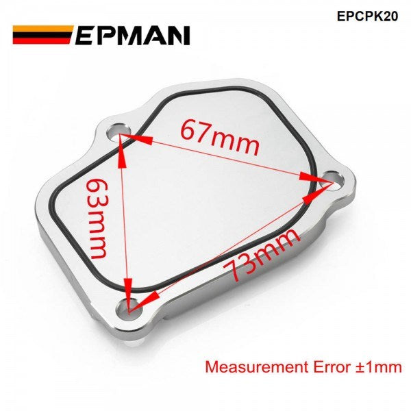 EPMAN K-SERIES BILLET TIMING CHAIN TENSIONER COVER PLATE FIT FOR HONDA K20,K20A,K20Z,K24,K24A ENGINES