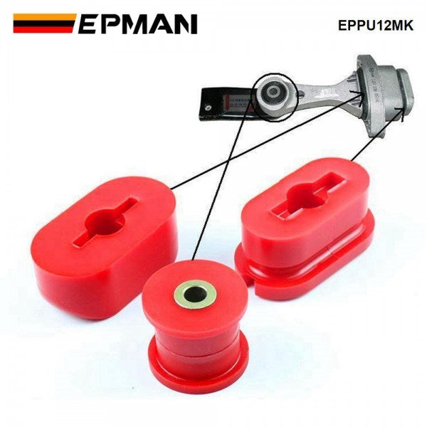 EPMAN- Polyurethane Front Engine Mount Dog Bone Bushing Fit For VW Golf Jetta MK4/Audi A3 A4 86-13