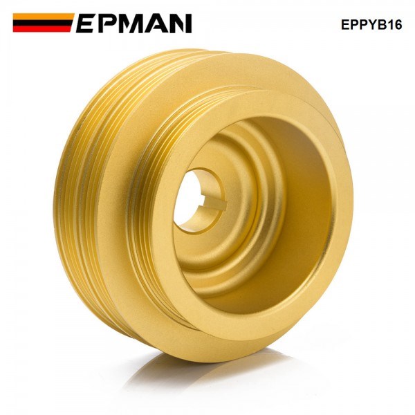 EPMAN Light Weight Crank Underdrive Engine Pulley Gold For Honda Civic 92-00 B Series