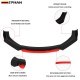 EPMAN - UNIVERSAL FRONT BUMPER LIP FLAT UNDER PANEL SPLITTER SPOILER PLATE DIFFUSER