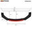 EPMAN - UNIVERSAL FRONT BUMPER LIP FLAT UNDER PANEL SPLITTER SPOILER PLATE DIFFUSER