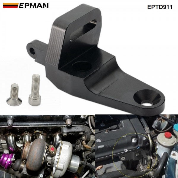 EPMAN Billet Upper Power Steering Bracket For Honda B-Series B16/Type R