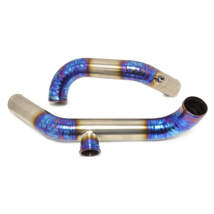 STM Tuned Evo 4/5/6 Titanium 2.5in Upper Intercooler Pipe Kit