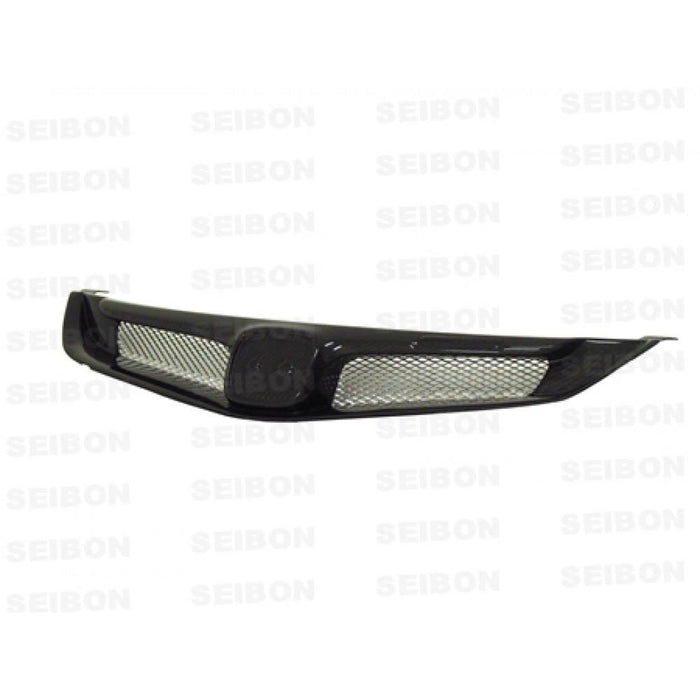 Seibon MG-Style Carbon Fiber Front Grille For 2006-2010 Honda Civic 4DR JDM