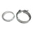 ATP Turbo Stainless Downpipe Flange and Clamp set 3" GT V-band (w/Protruded 78mm lip at the ID) 90mm OD
