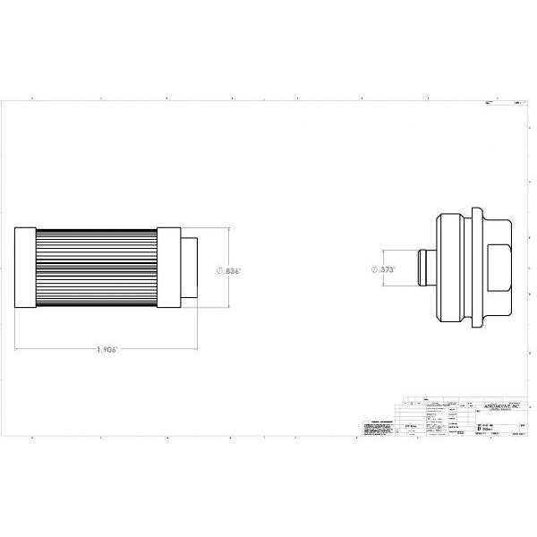 Aeromotive SS Series 40-Micron Fuel Filter