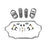 Whiteline Grip Series 1 Vehicle Kit Mitsubishi Lancer Evolution X 2009-2016