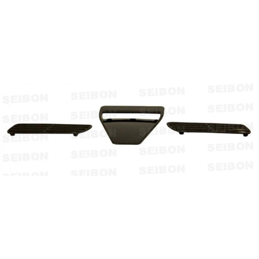 Seibon OEM-Style Carbon Fiber Hood Scoop For 2008-2015 Mitsubishi Lancer Evo X
