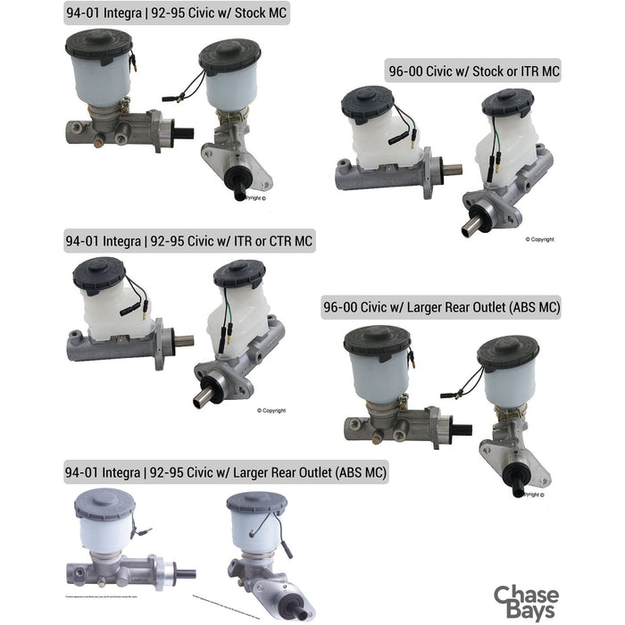 Chase Bays Brake Line Relocation - 94-01 Integra | 92-00 Civic with OEMC