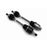 Hasport Chromoly Shaft Axle Set For Use With H-Series Engine Swap 88-91 Civic/Crx Hydro Manual Intermediate Shaft
