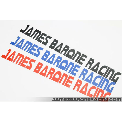 JBR 9" James Barone Racing Decal