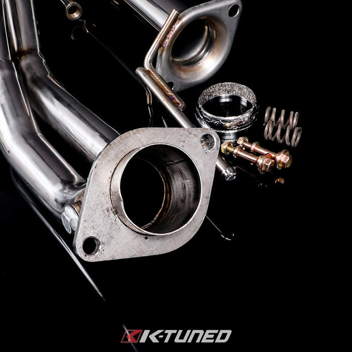 K-Tuned Header Polished 304 Stainless Steel - FD Civic