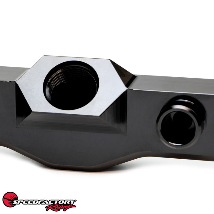 SpeedFactory Racing Billet 10AN Mega Flow Fuel Rail